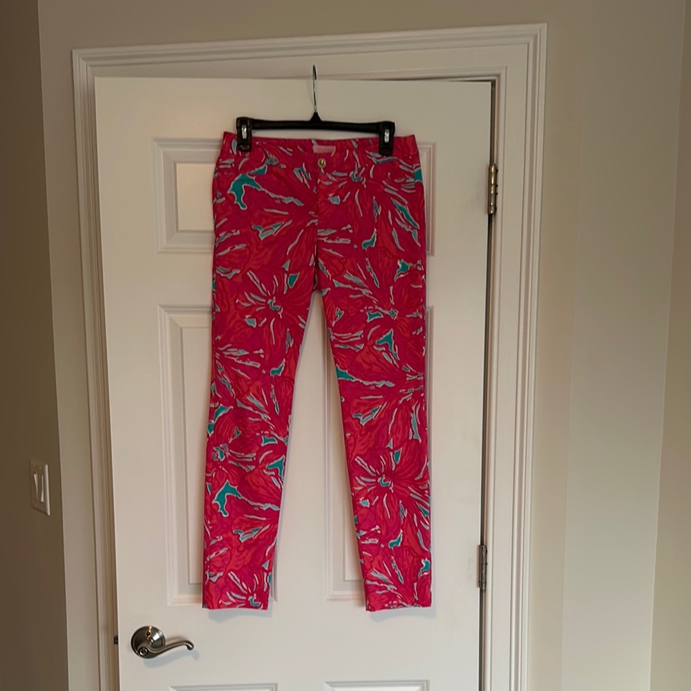 Lilly Pulitzer Pink Patterned Pants